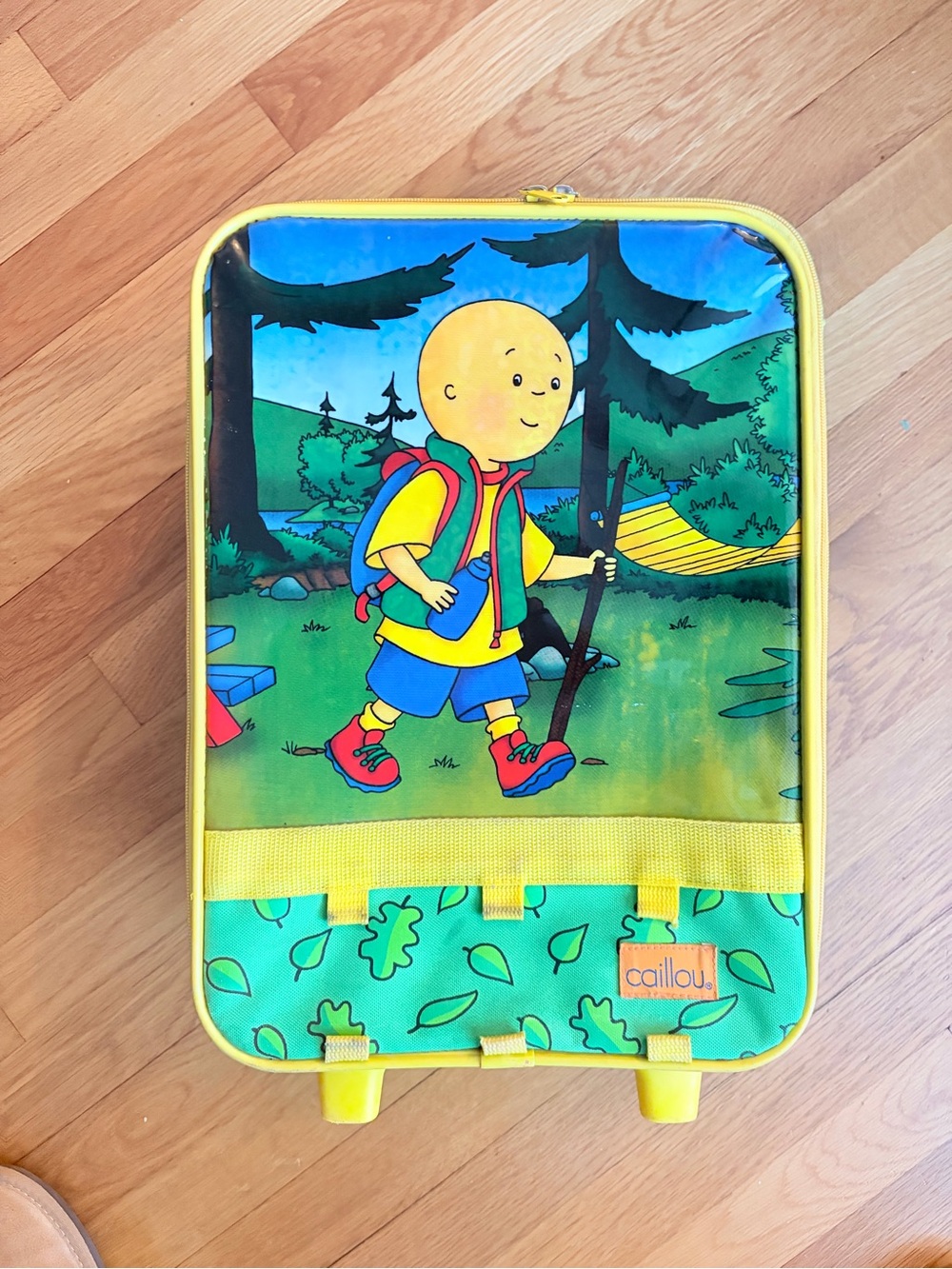 Vintage | Y2K Caillou Rolling Suitcase Kids Luggage Rare 2001